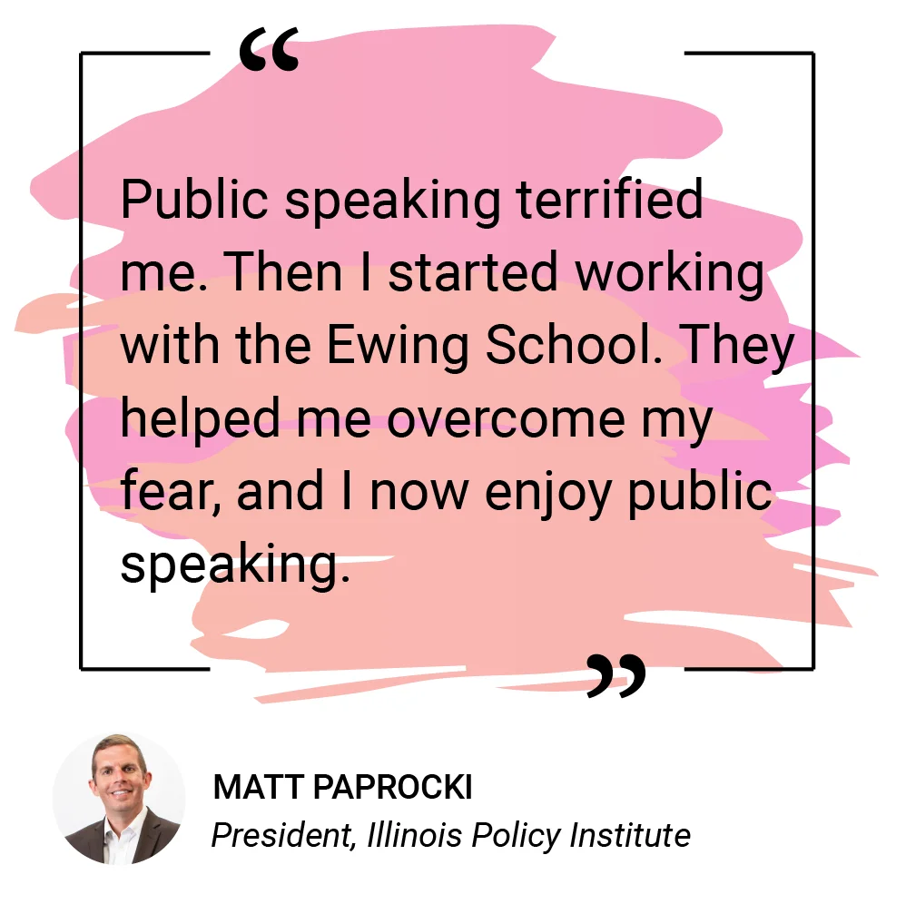 a quote from matt parpoki about public speaking