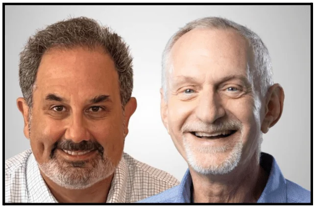 Marc Schulz and Robert Waldinger, current directors of the Harvard study and co-authors of The Good Life.