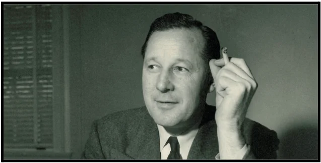 Leonard Read, suave and reflective, 1950s.